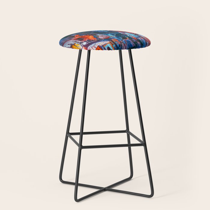 Osaka City Anime Scenes  Stool Gallery Image 1