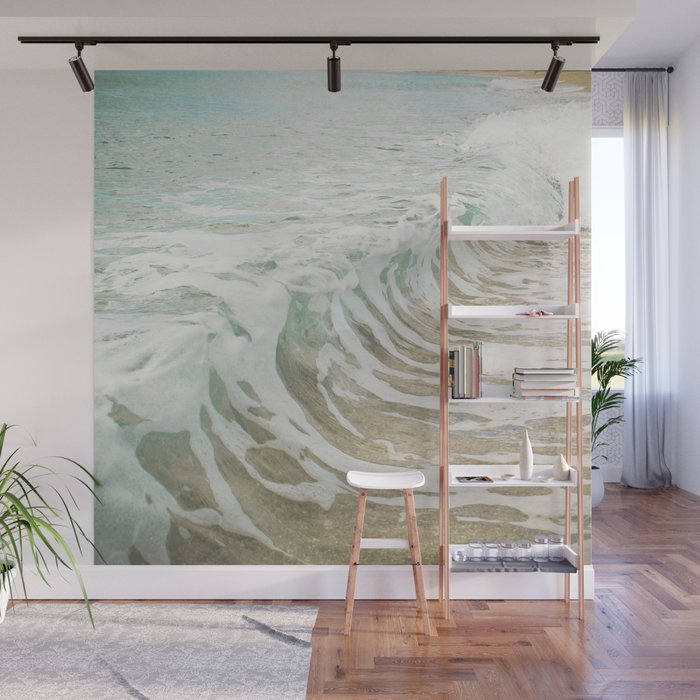 Sea Foam Wall Mural Gallery Image 1