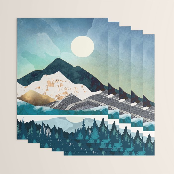 Evening Forest Wrapping Paper Gallery Image 3