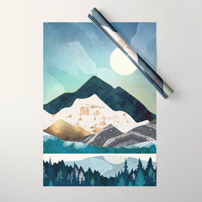 Evening Forest Wrapping Paper Gallery Image 1