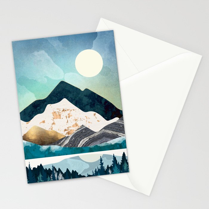 Evening Forest Stationery Card Gallery Image 2