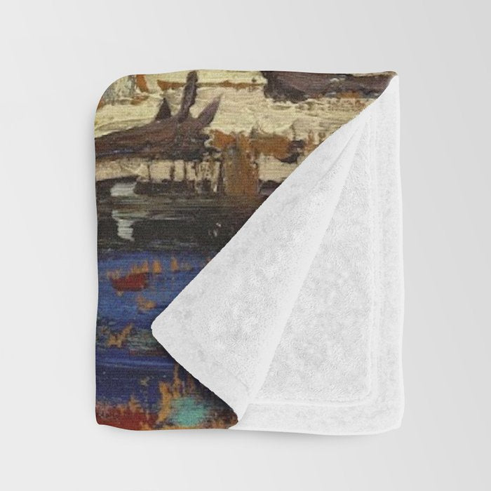 Tom Thomson March 1916 Canadian Landscape Artist Throw Blanket Gallery Image 3