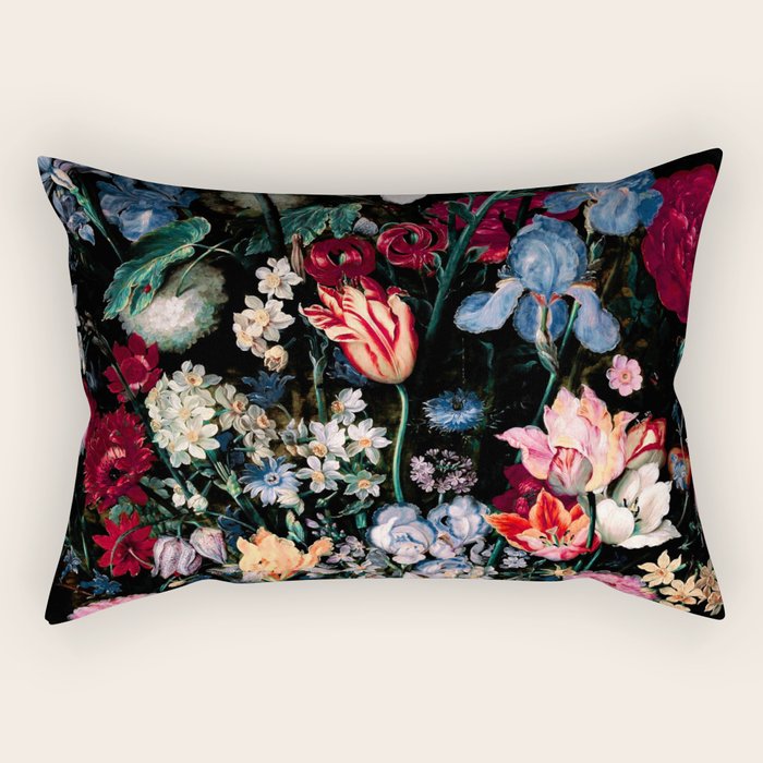 Midnight Garden XVII Rectangular Pillow Gallery Image 2