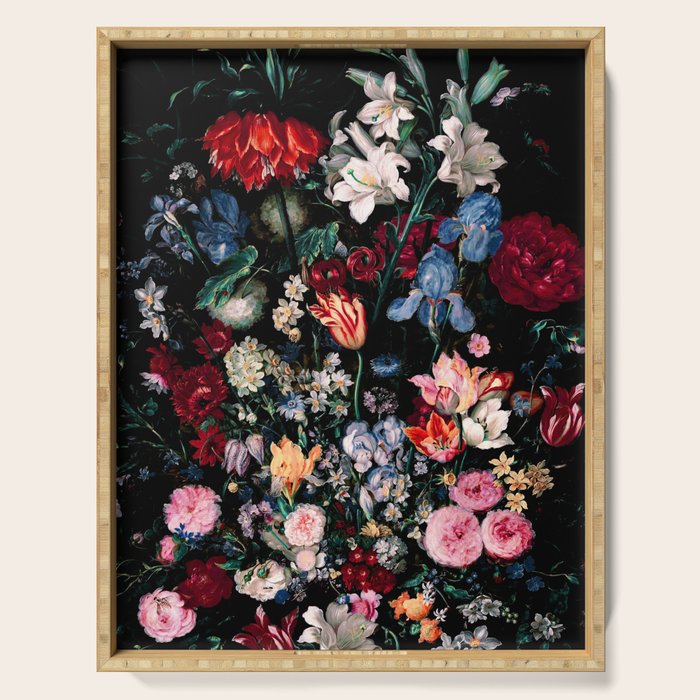 Midnight Garden XVII Serving Tray Gallery Image 1