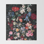 Midnight Garden XVII Throw Blanket Gallery Image 2