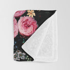 Midnight Garden XVII Throw Blanket Gallery Image 3