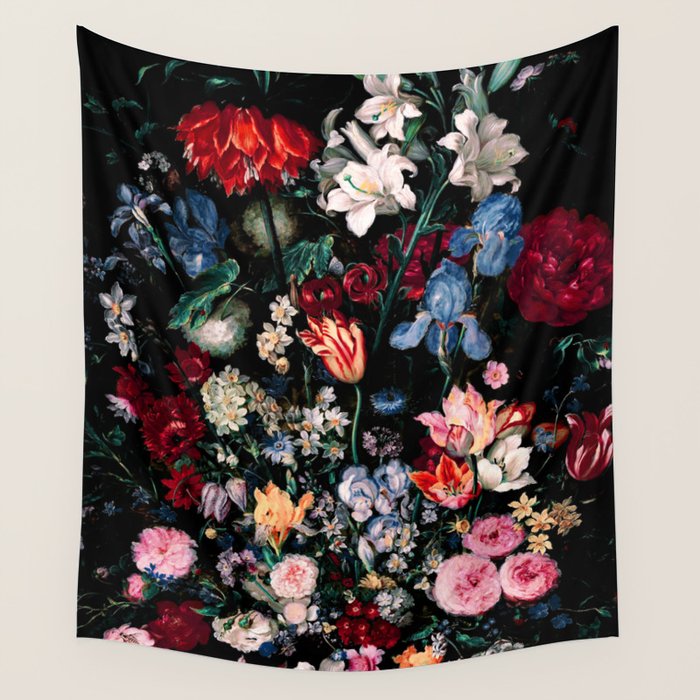 Midnight Garden XVII Wall Tapestry Gallery Image 1