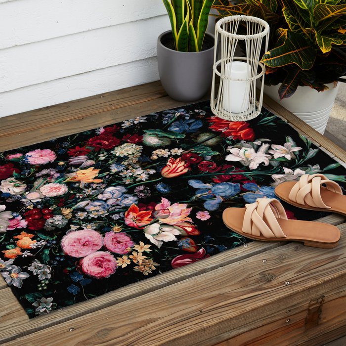 Midnight Garden XVII Outdoor Rug Gallery Image 2