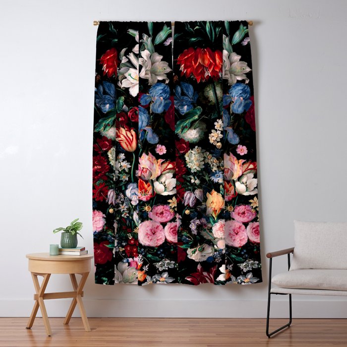 Midnight Garden XVII Window Curtain Gallery Image 1