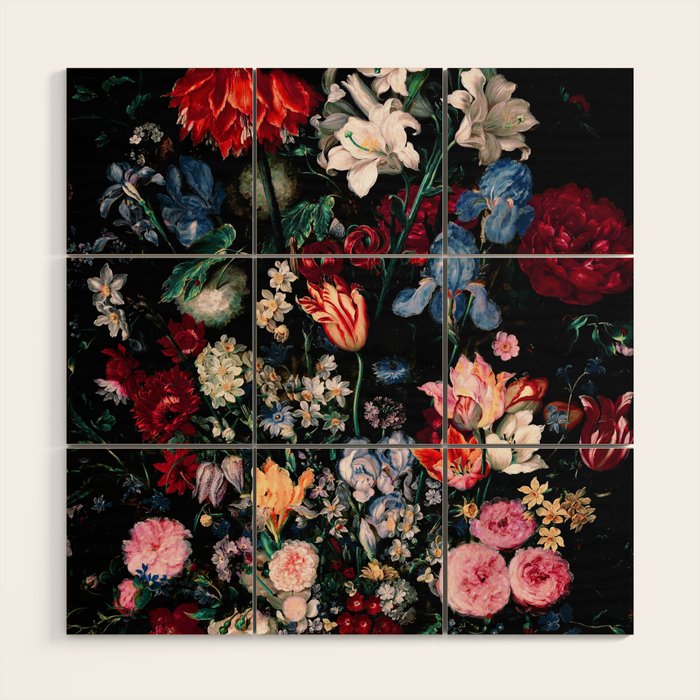 Midnight Garden XVII Wood Wall Art Gallery Image 1