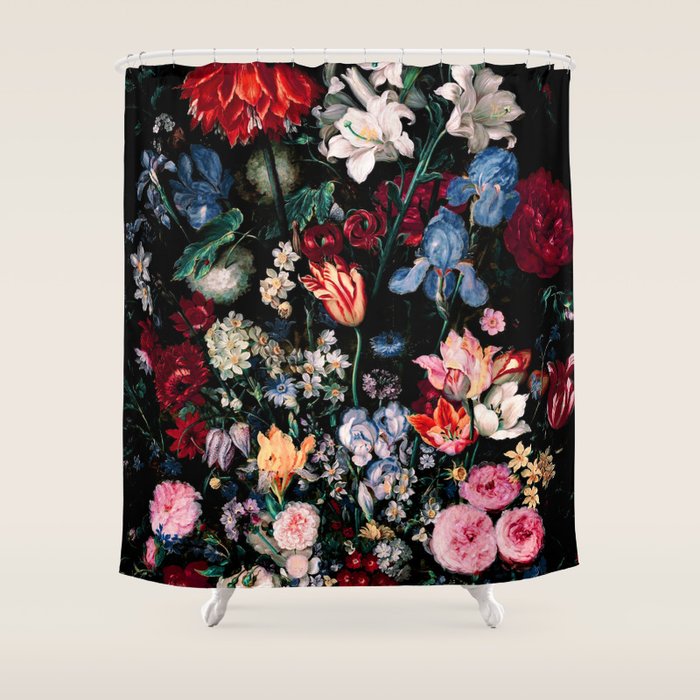 Midnight Garden XVII Shower Curtain Gallery Image 1