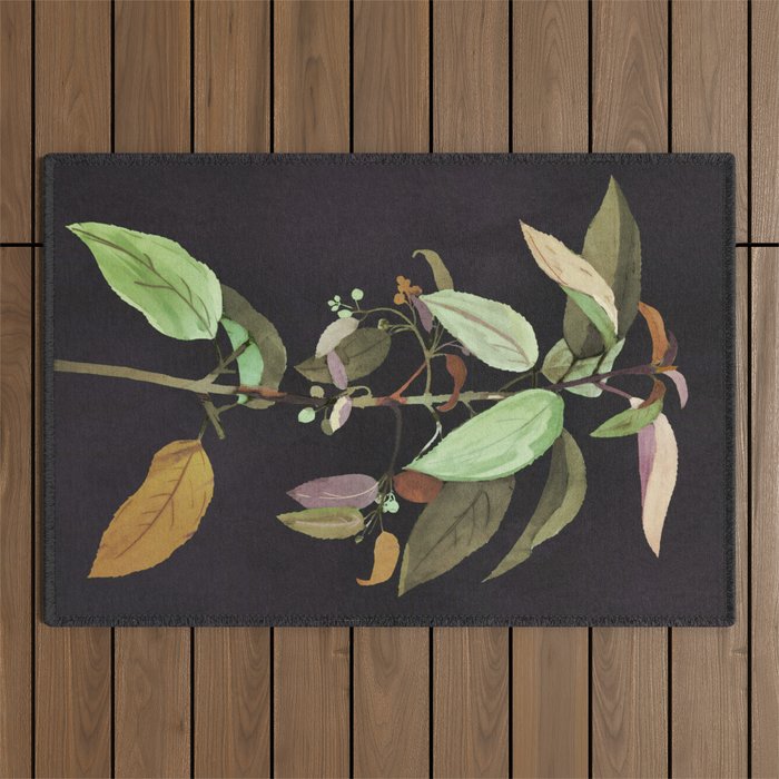 Night Plant Outdoor Rug Gallery Image 1