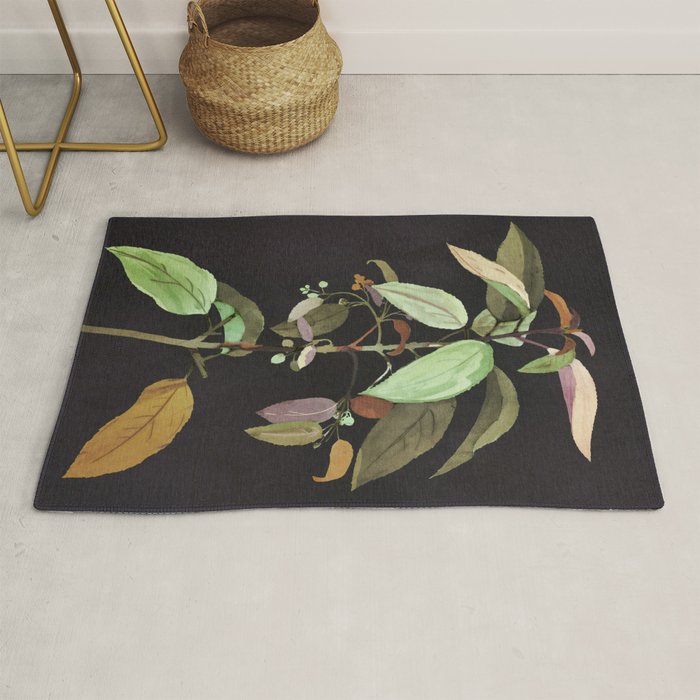 Night Plant Rug Gallery Image 1