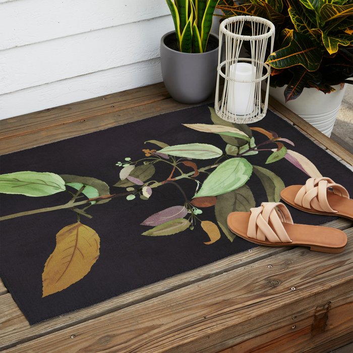 Night Plant Outdoor Rug Gallery Image 2