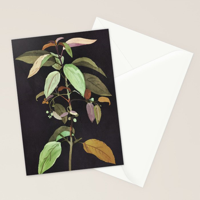 Night Plant Stationery Card Gallery Image 2
