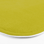 CHARTREUSE Yellowish Green solid color Bath Mat Gallery Image 3
