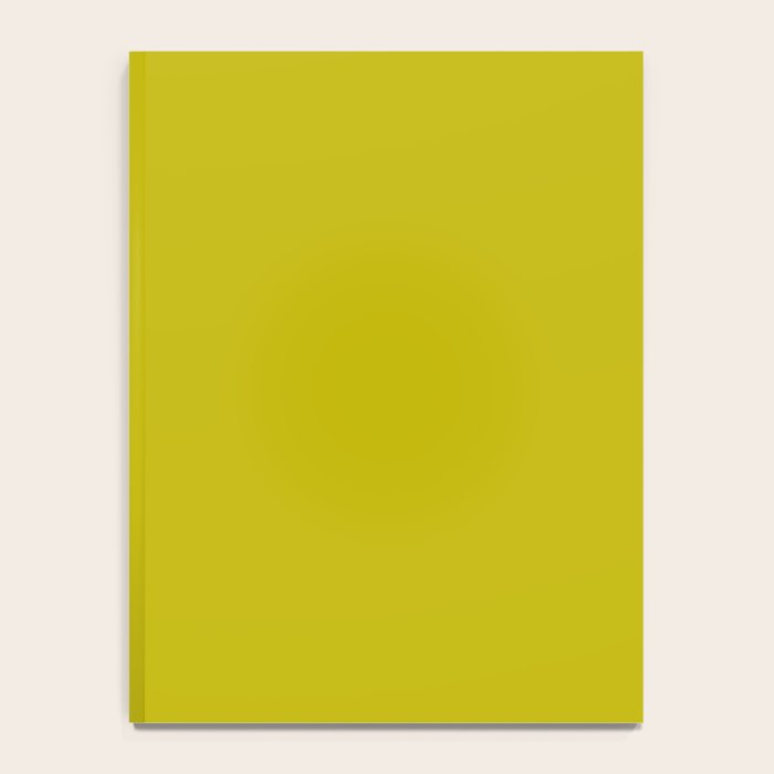 CHARTREUSE Yellowish Green solid color Notebook Gallery Image 4
