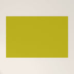 CHARTREUSE Yellowish Green solid color Welcome Mat Gallery Image 1