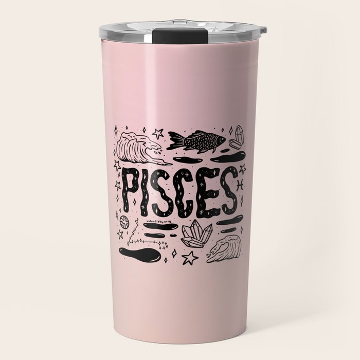 Celestial Pisces Travel Mug Gallery Image 1