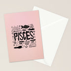Celestial Pisces Stationery Card Gallery Image 2