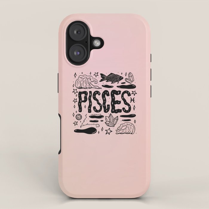 Celestial Pisces iPhone Case Gallery Image 1