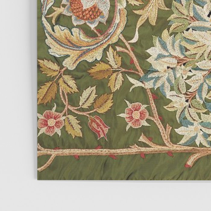 William Morris & May Morris Woodland Embroidery Poster Gallery Image 3
