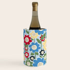 Flowerscape field - charming blue Wine Chiller Gallery Image 1