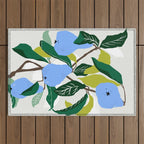 Blue Pears Outdoor Rug Gallery Image 1