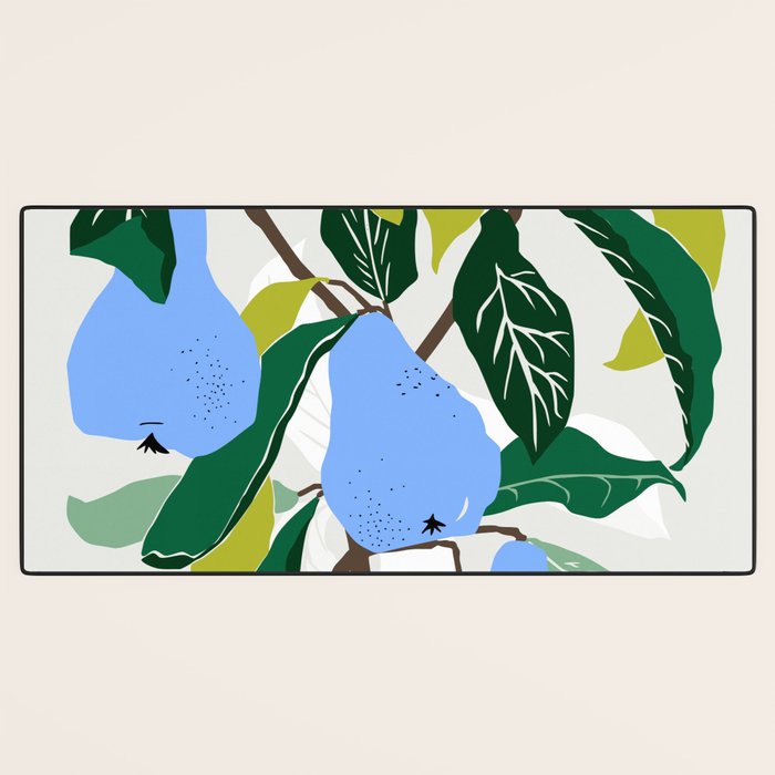 Blue Pears Desk Mat Gallery Image 3