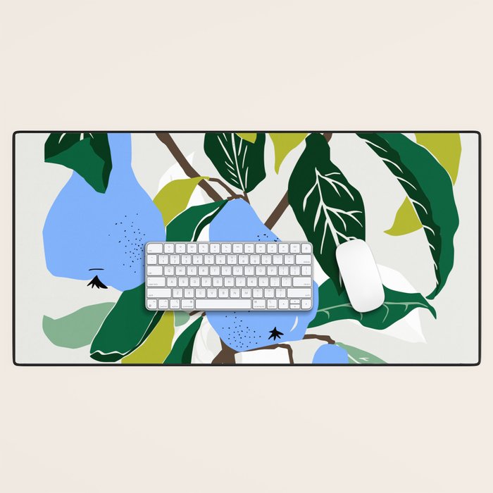 Blue Pears Desk Mat Gallery Image 1