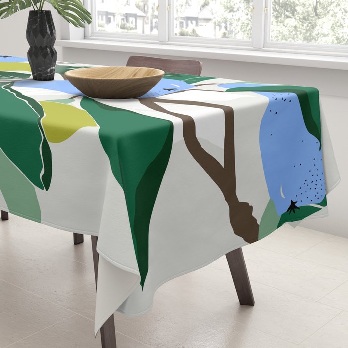 Blue Pears Tablecloth Gallery Image 3