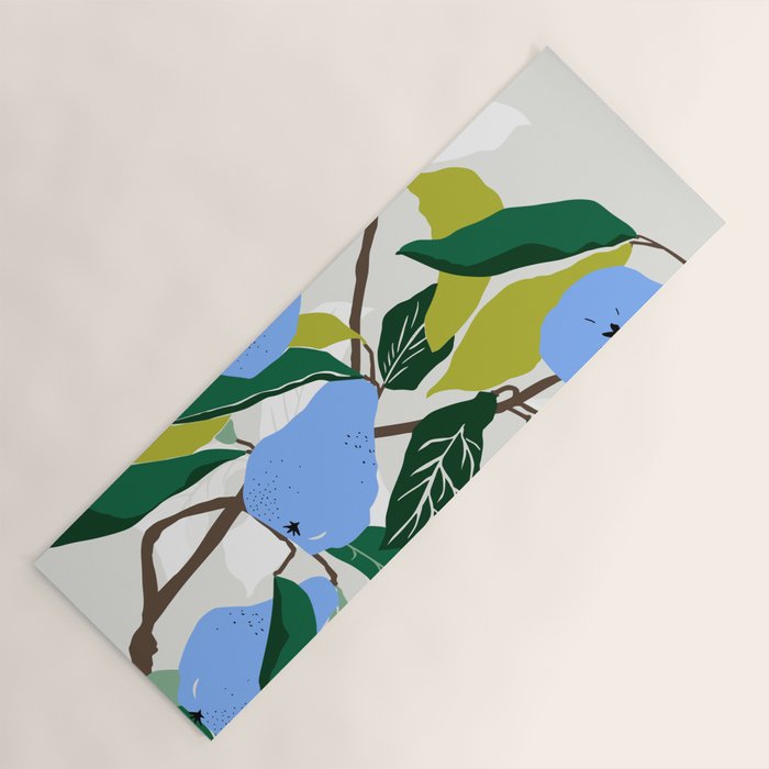 Blue Pears Yoga Mat Gallery Image 1