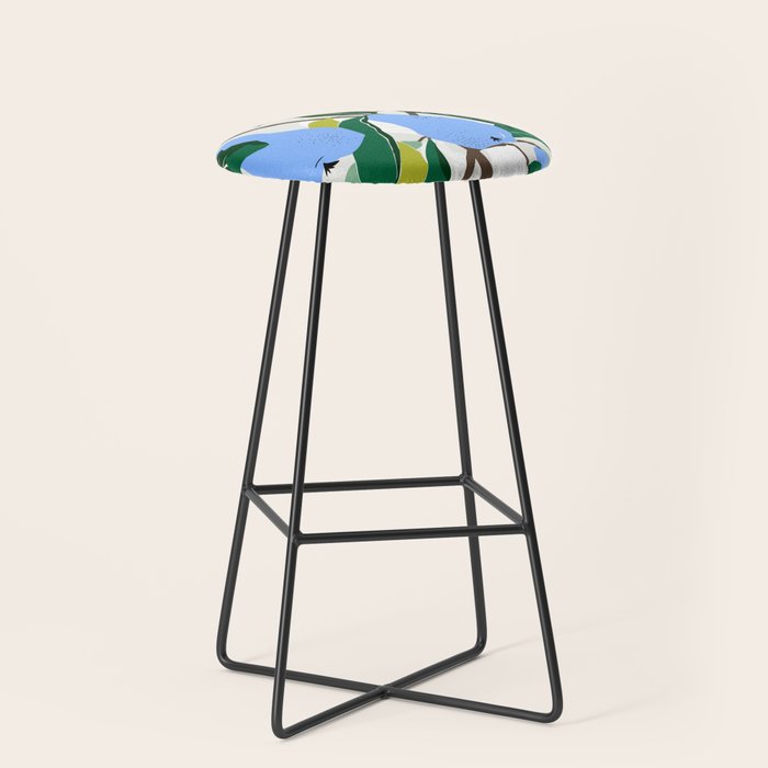 Blue Pears Stool Gallery Image 1
