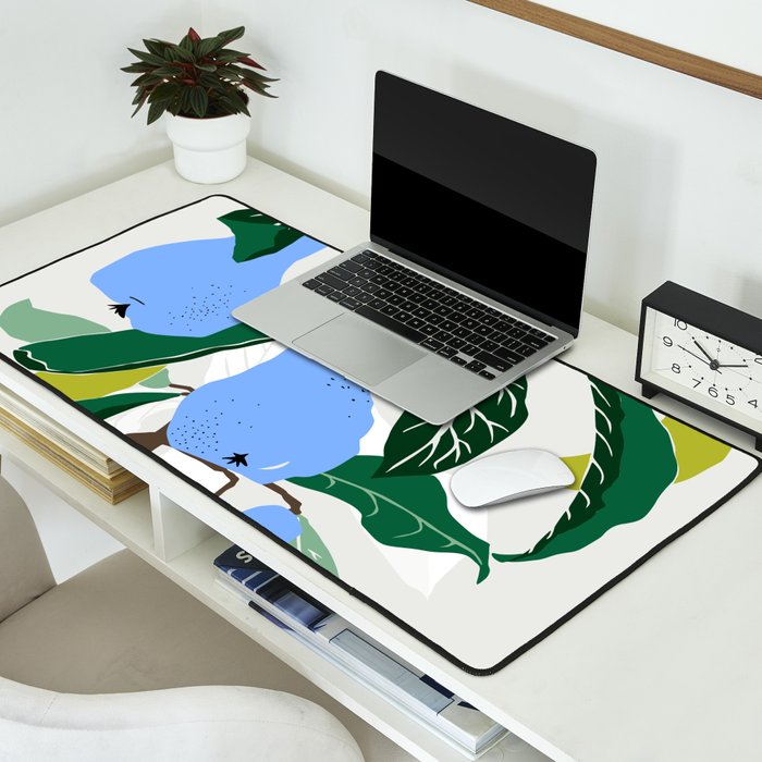 Blue Pears Desk Mat Gallery Image 2