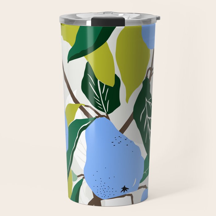 Blue Pears Travel Mug Gallery Image 1
