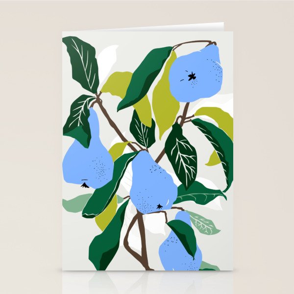 Blue Pears Stationery Card Gallery Image 2
