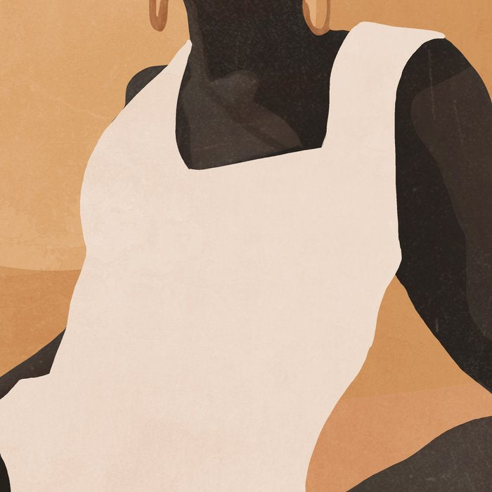 Minimal Abstract Art Sunset Girl 4 Coffee Mug Gallery Image 2