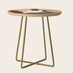 Minimal Abstract Art Sunset Girl 4 Side Table Gallery Image 1
