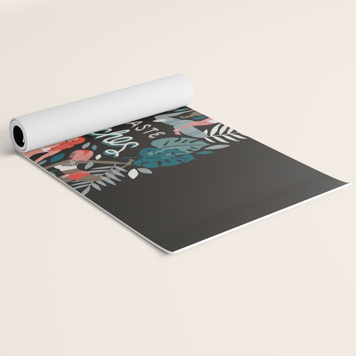 Namaste, Bitches - Charcoal Palette Yoga Mat Gallery Image 2