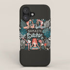 Namaste, Bitches - Charcoal Palette iPhone Case Gallery Image 1