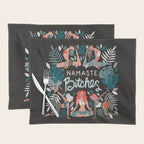 Namaste, Bitches - Charcoal Palette Placemat Gallery Image 1