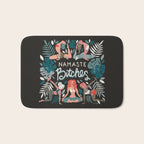 Namaste, Bitches - Charcoal Palette Bath Mat Gallery Image 1