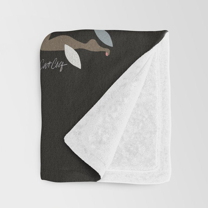 Namaste, Bitches - Charcoal Palette Throw Blanket Gallery Image 3