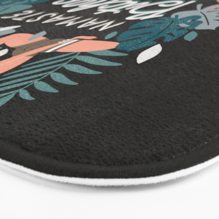 Namaste, Bitches - Charcoal Palette Bath Mat Gallery Image 3