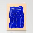 Abstract line art Figure 7 Stationery Card Gallery Image 2