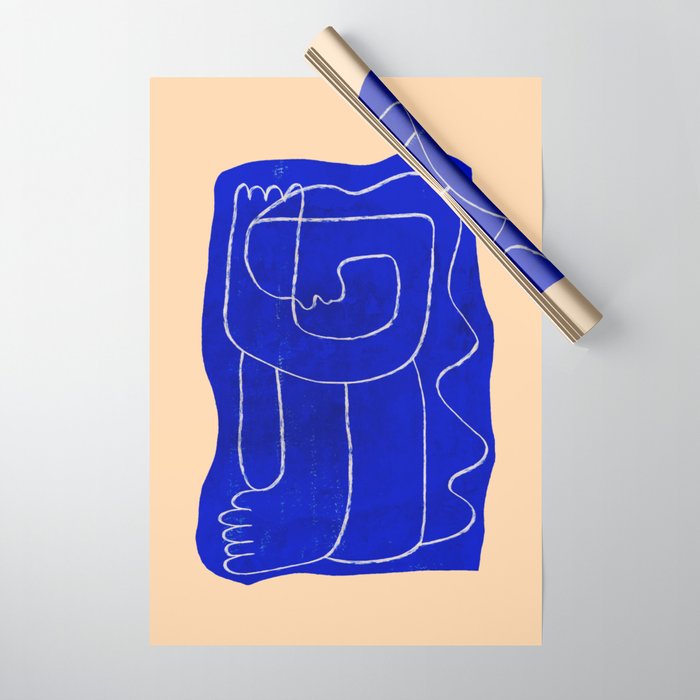 Abstract line art Figure 7 Wrapping Paper Gallery Image 1