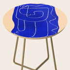 Abstract line art Figure 7 Side Table Gallery Image 2