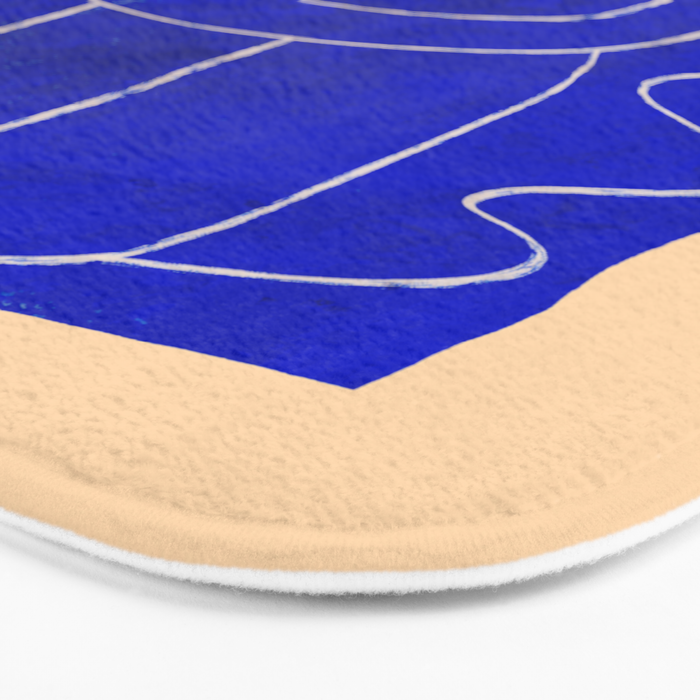 Abstract line art Figure 7 Bath Mat Gallery Image 3