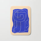 Abstract line art Figure 7 Bath Mat Gallery Image 1