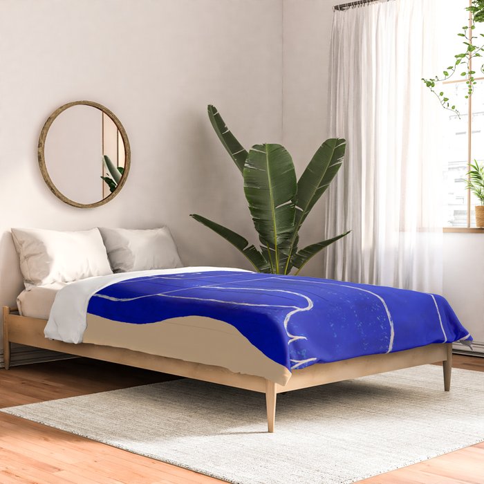 Abstract line art Figure 7 Comforter Gallery Image 2